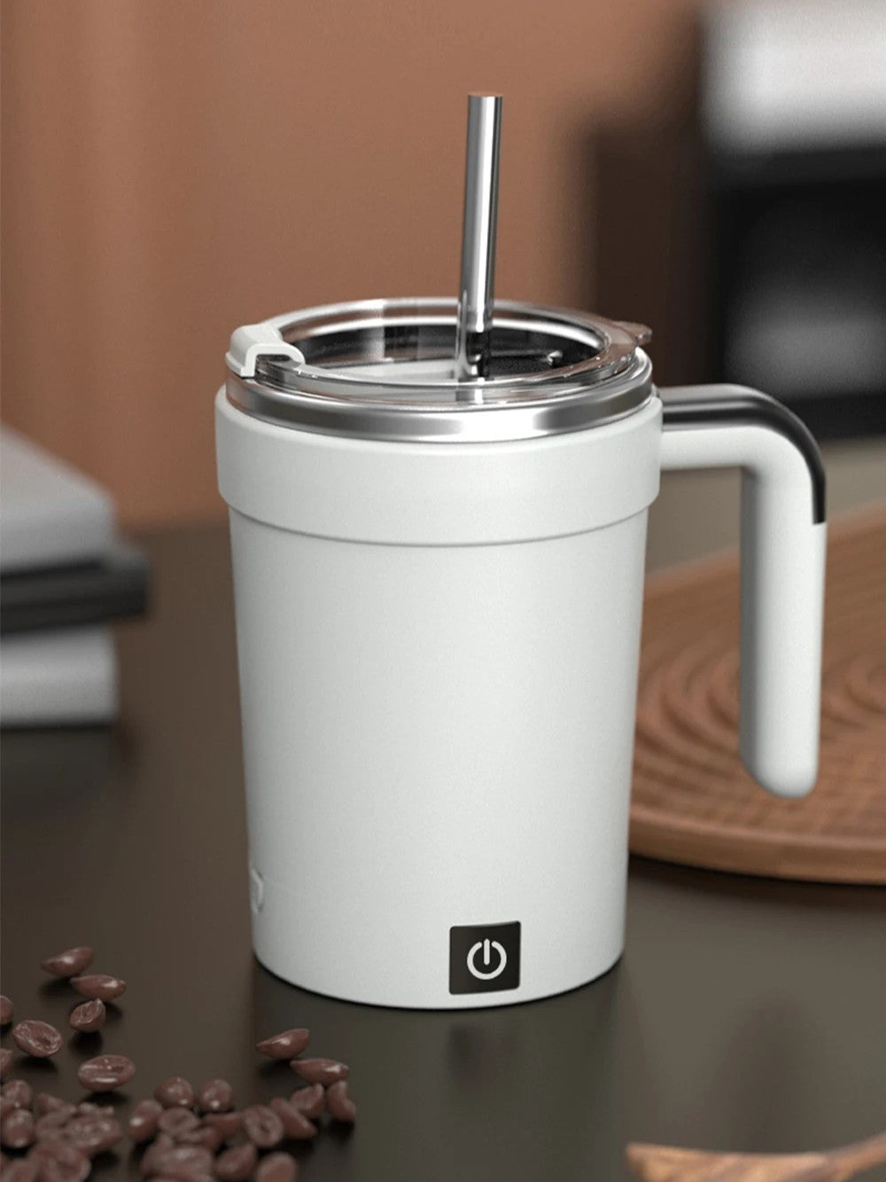 Taza agitadora automática